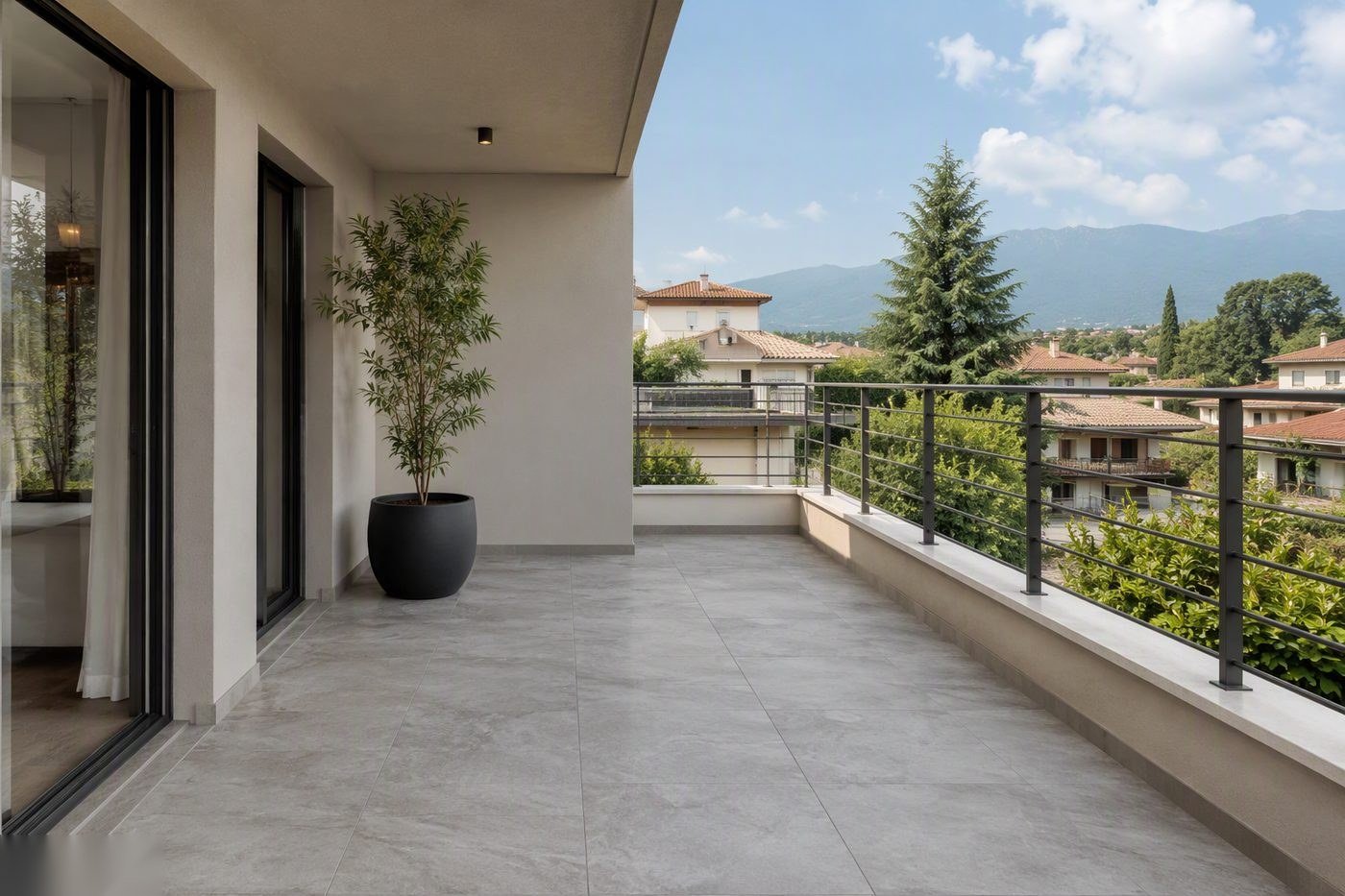 Gres e Piastrelle per Esterno nel Legnanese — intervento di Rifacimento Terrazzo Legnano