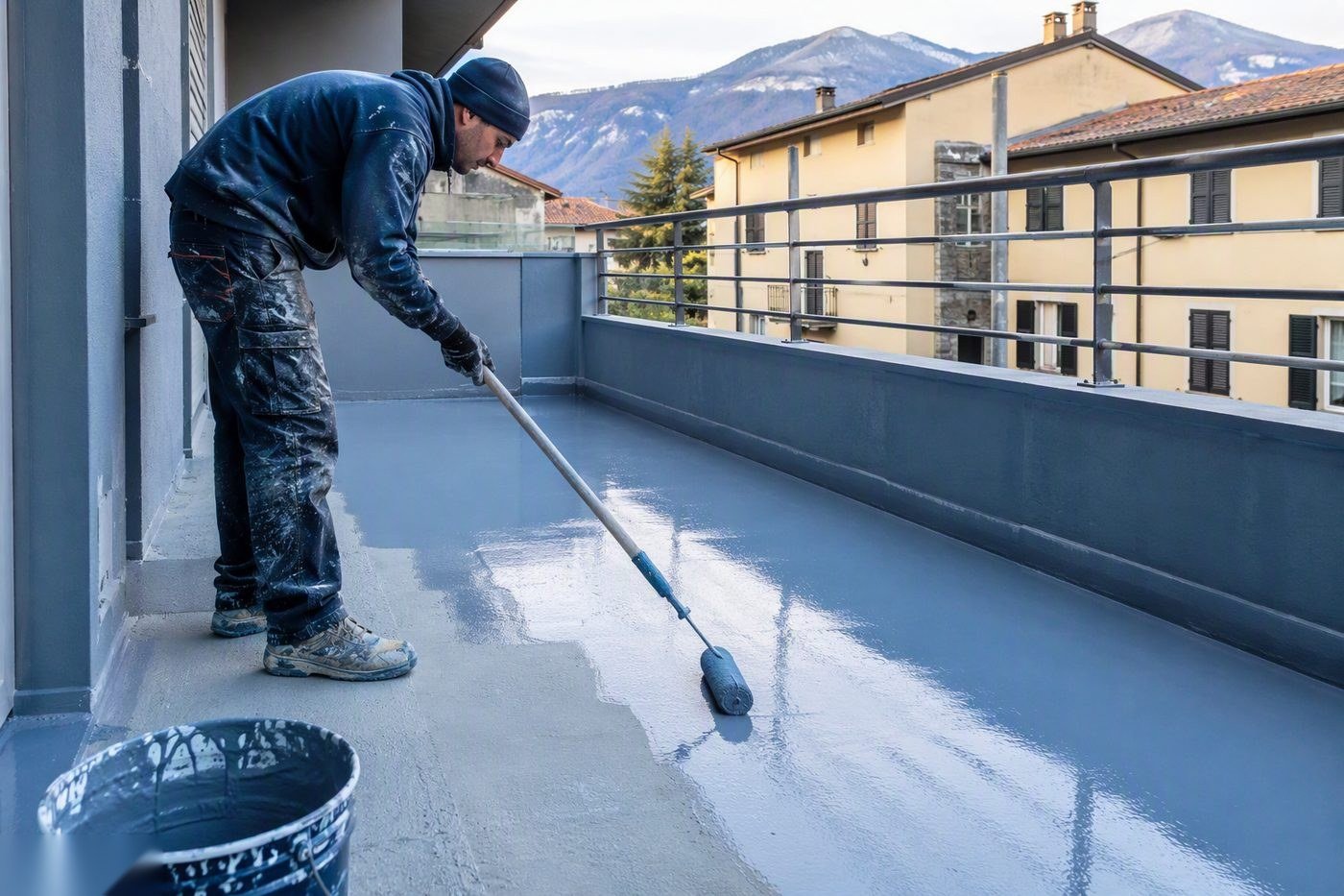 Impermeabilizzazione Terrazzo Senza Demolizione nel Legnanese — intervento di Rifacimento Terrazzo Legnano