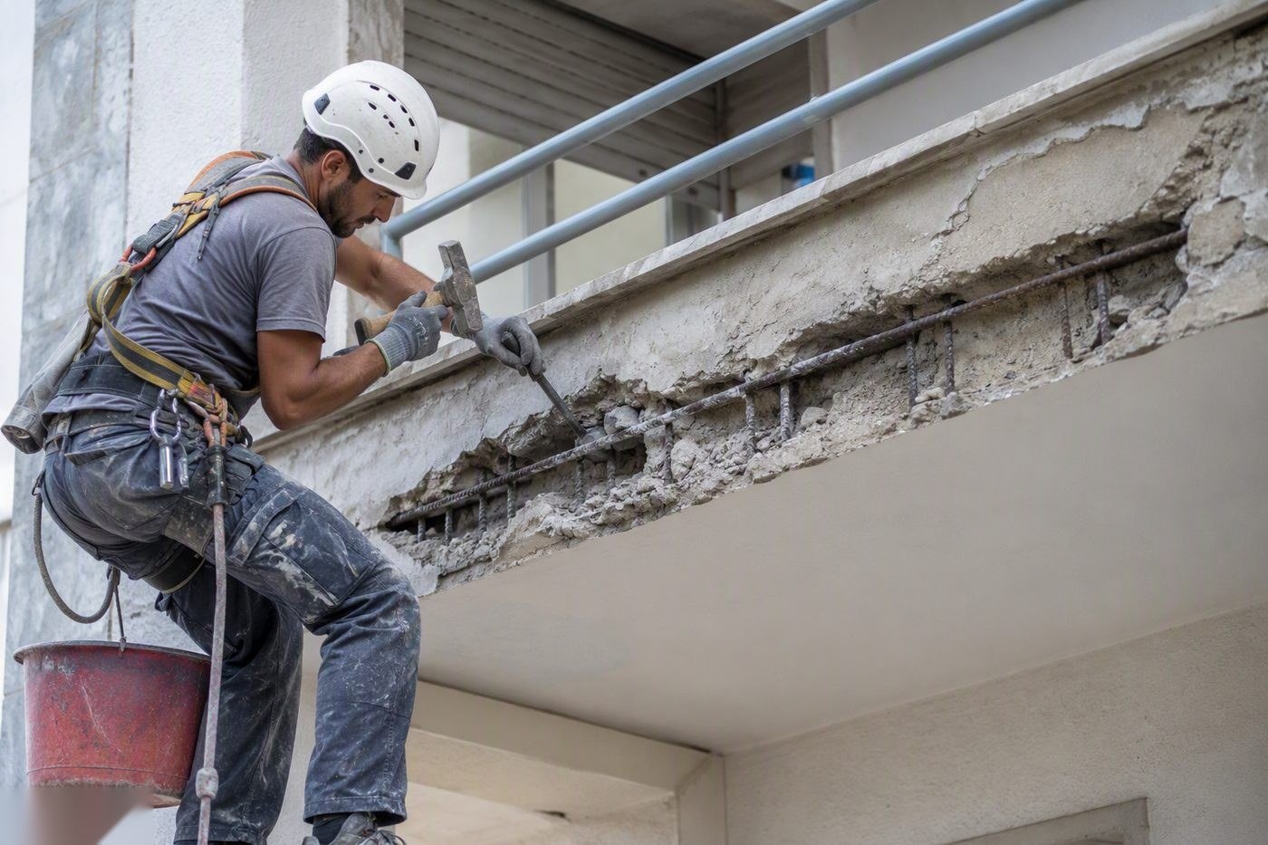 Rifacimento Frontalini Balcone nel Legnanese — intervento di Rifacimento Terrazzo Legnano