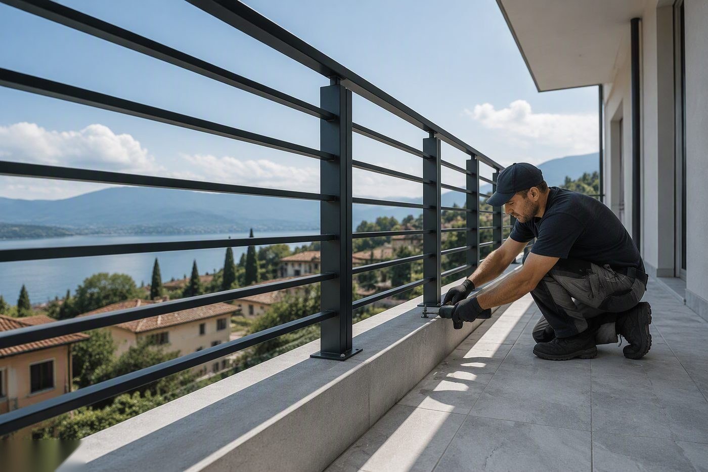Ringhiere e Parapetti Balcone nel Legnanese — intervento di Rifacimento Terrazzo Legnano